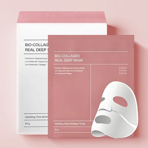 Biodance Bio Collagen True Deep Mask/Collagen Sheet Face Overnight Mask 1 Pakke 4 Ark