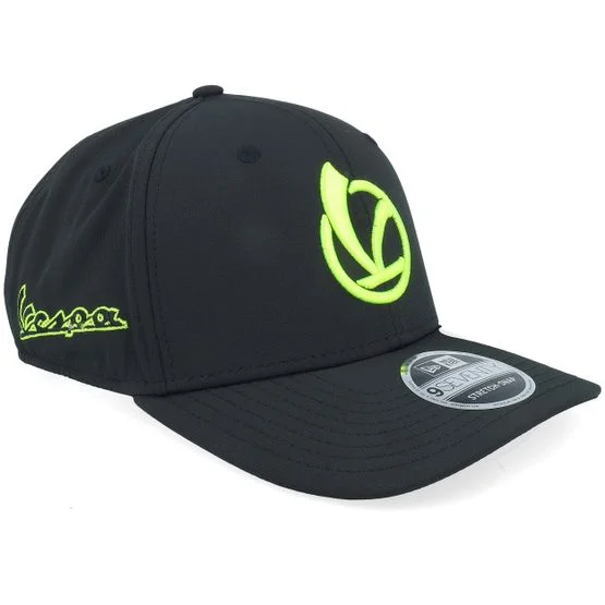 New Era - Motor Noir adjustable Casquette - Vespa Recycled 9SEVENTY Black/Neon Green Adjustable @ Hatstore