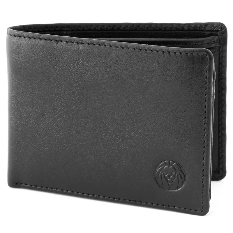 Portofel negru My Black Wallet pentru bărbați - Portofele