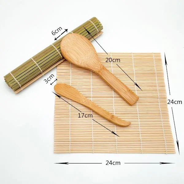 Sushi set, 1 set med 4 bambu sushi set