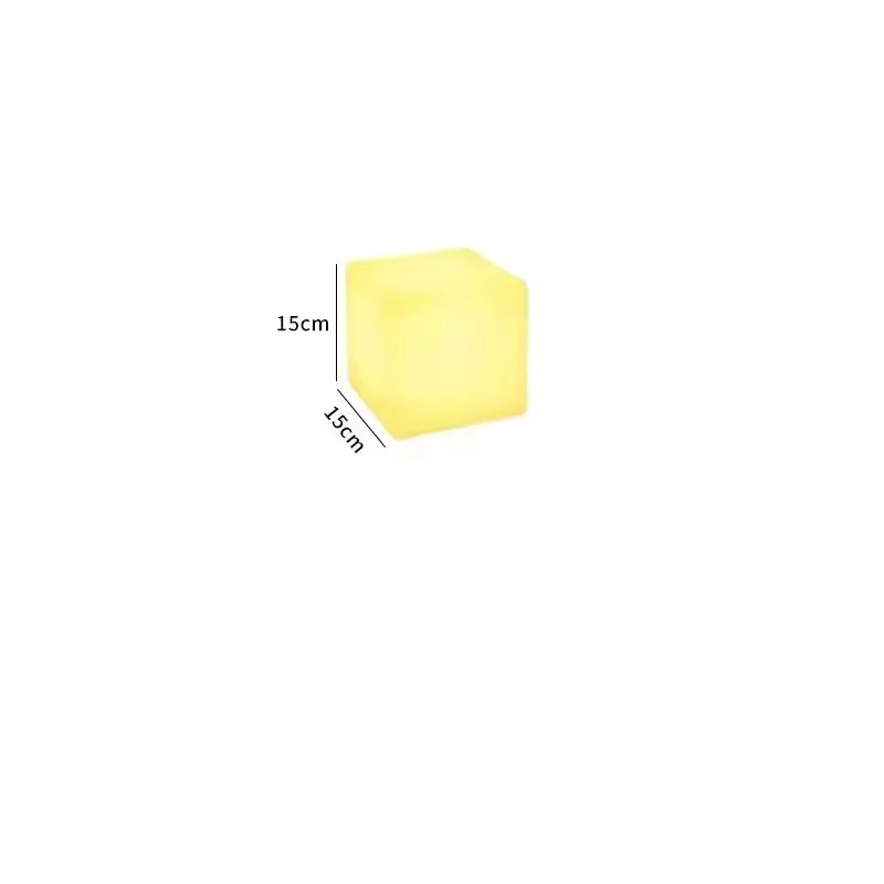 AliExpress - Ferngesteuerter LED-Licht emittierender Würfelsitz für den Außenbereich, 16 Farben, KTV-Barhocker, wiederaufladbare Desktop-Nachtlampe, 
