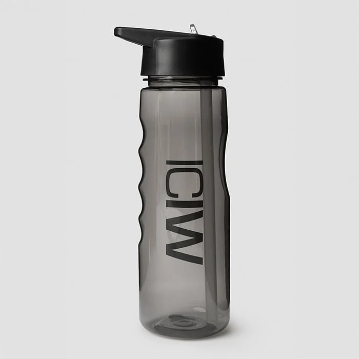 ICANIWILL Sugerør Drikkedunk 750 ml Sort