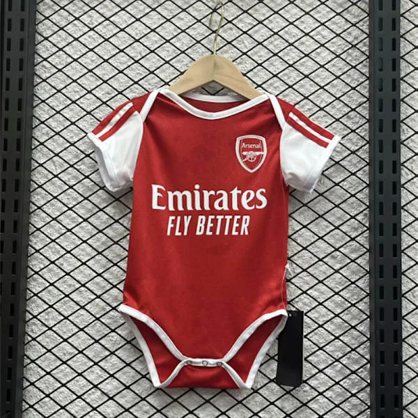 Uusi 25-26 Arsenal FC Koti Vauvan Body Jumpsuit Potkupuku Jalkapallopuku Koti