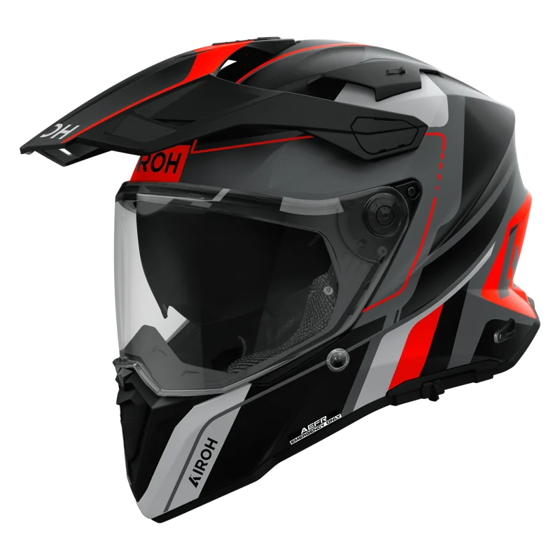 Adventurehelm Airoh Commander 2 Orange Matt S