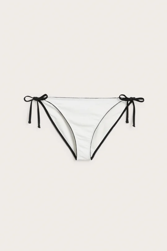 Kappahl | Bikinitrosa brazilian med knytband Offwhite L | Dam