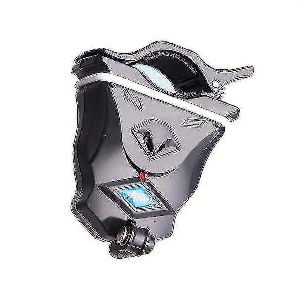 Fiske nappalarm LED nattlys Fiske nappalarm Elektronisk LED lysindikator Fiskeutstyr Nappalarm med batterier (1 stk, svart)
