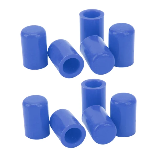 10 pcs Automotive Intake Vacuum Hose Cap Kit 16mm Inner Diameter Car Vacuum Hose Cap Blue