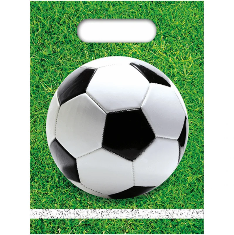 Godispåsar fotboll 6-pack - Fotboll Kalas Dekoration - Kalaslagret.se