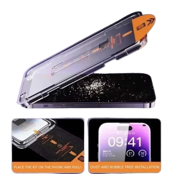 Enkel installasjon iPhone 11 Pro Privacy Skjermbeskytter HD Herdet Glass—pa