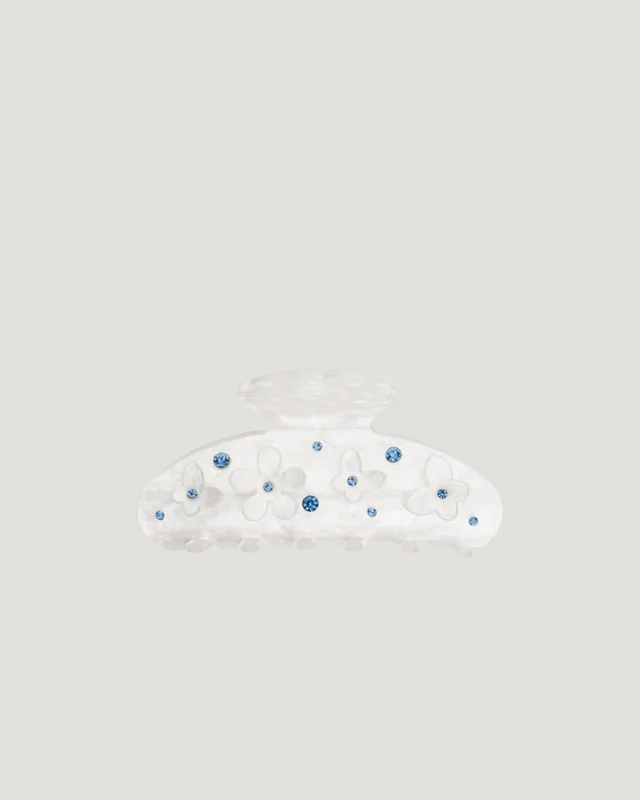 Dark Department Flower & Butterfly Hair Claw Hvid Accessoarer Pige - Kids Brand Store