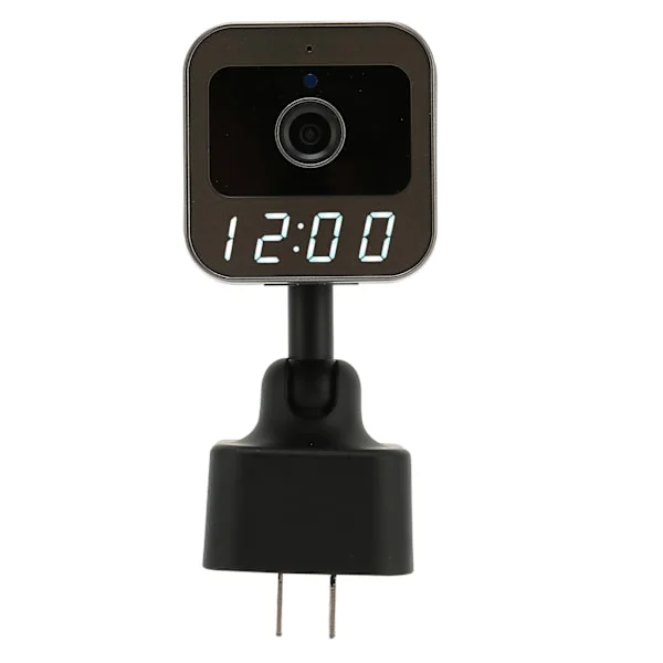 WiFi-säkerhetskamera 1080P HD Plug and Play Smart Trådlös Säkerhetskamera med Tidsvisning 100‐240V US-kontakt