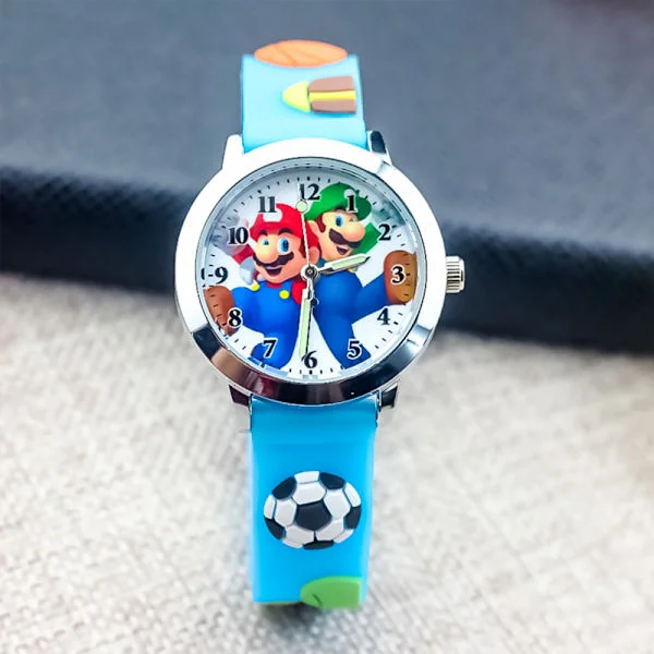 Super Mario børne ur tegneserie kvarts elektronisk ur