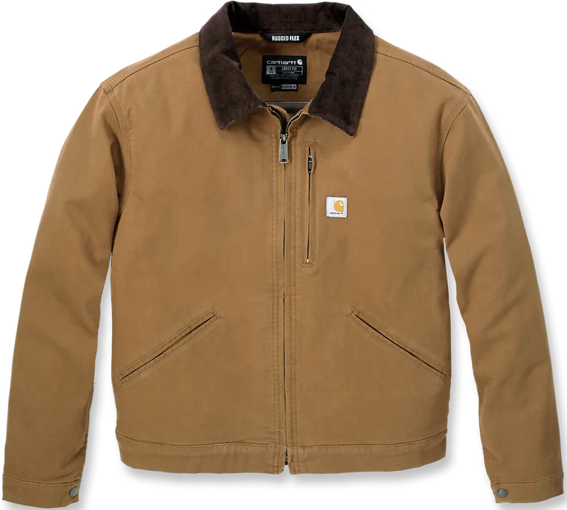 Carhartt Workwear Carhartt W's Relaxed Fit Canvas Detroit Jacket Carhartt Brown