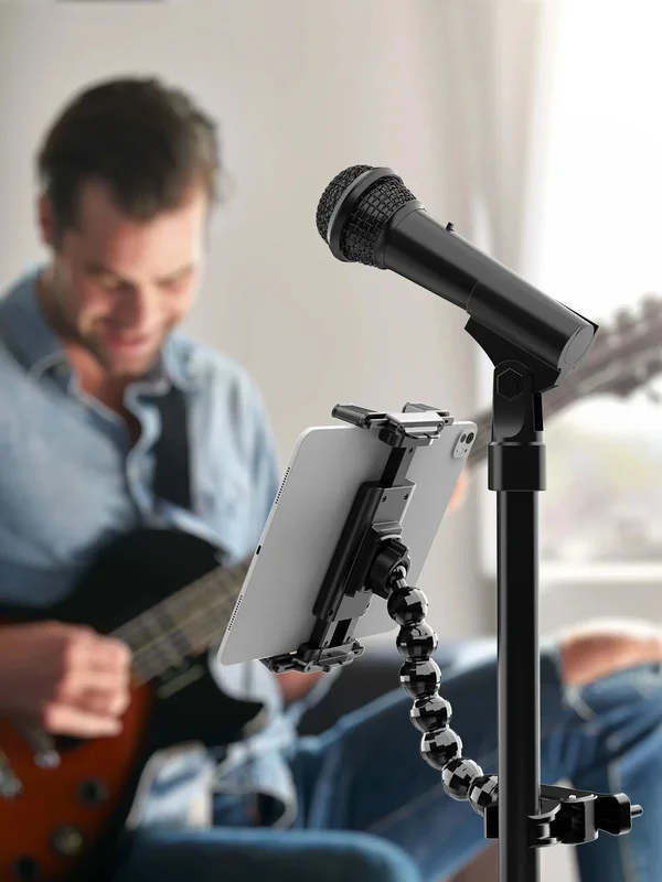 AliExpress - Microphone flexible, pupitre et pupitre pour tablette, compatible avec toutes les tablettes et smartphones de 4,7 à 15 pouces