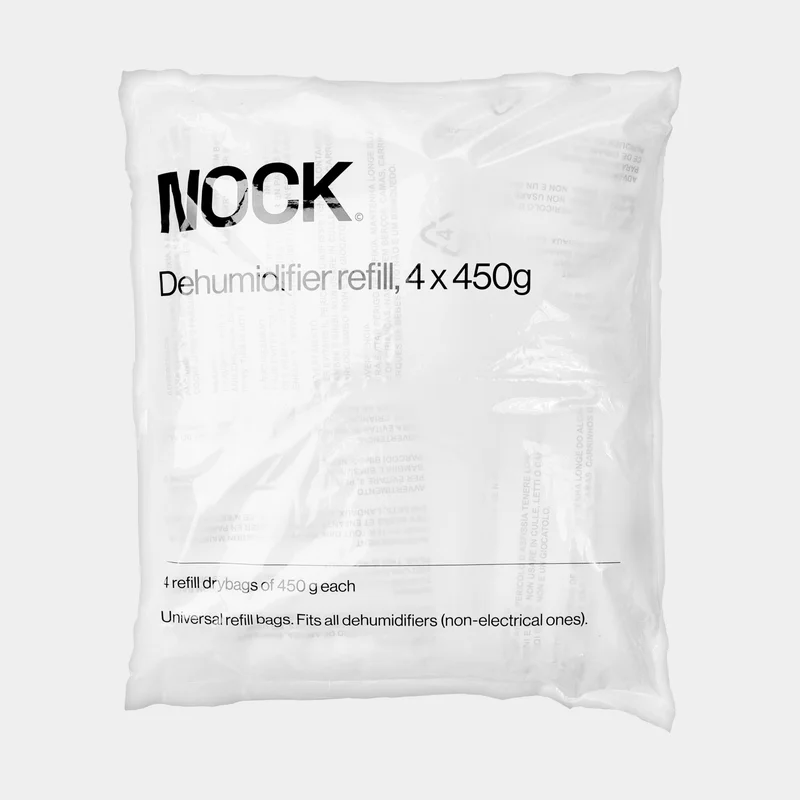 Torkpatroner till fuktslukare NOCK Refill, 4-pack, 4 x 450 gram