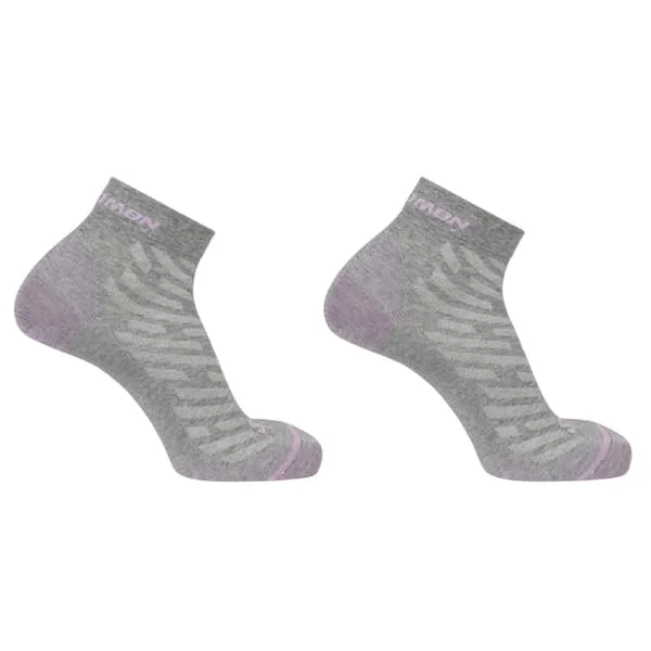 Salomon Unisex Vuxen Sportstrumpor 5.5 UK-7 UK Grå/Lila