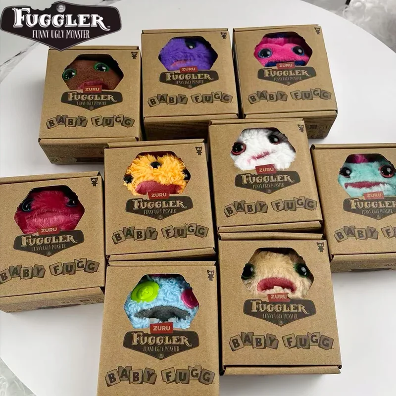 AliExpress - Fuggler Baby Monster Plüschtiere Lustiges hässliches breitäugiges Monster Shy Guy Squishy Kuscheltiere Niedliche Peluche Puppe 