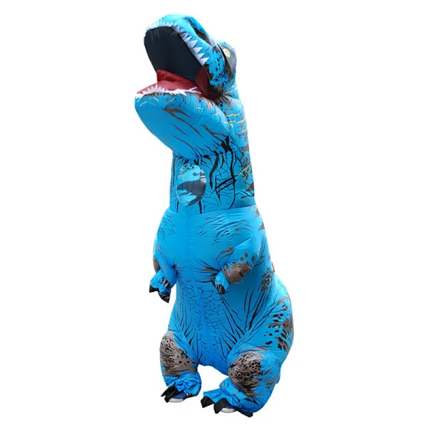 Halloween Dinosaur Oppblåsbar Kostyme Tyrannosaurus Dinosaur Kostyme Tegneserie Gående Dukke Fest Cosplay Kostyme 1 150 190cm