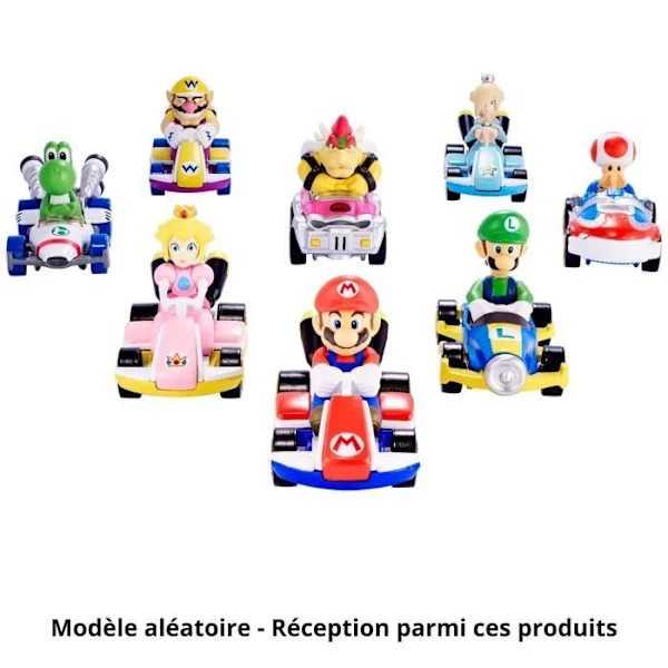 Hot Wheels - Mario Kart-fordon (slumpmässig modell) - Liten bil - 3 år och äldre GBG25