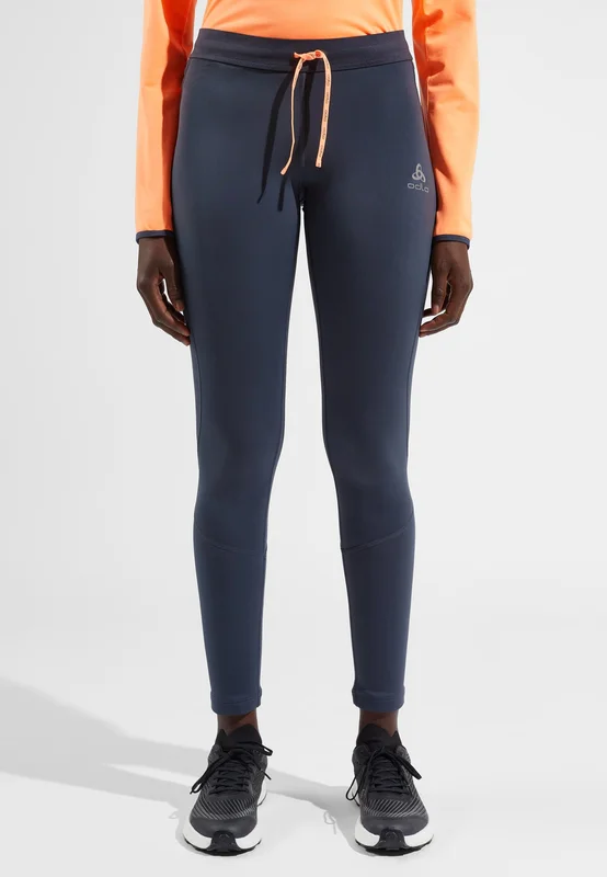 Odlo Women's X-Alp Winter Running Tights, L, blue