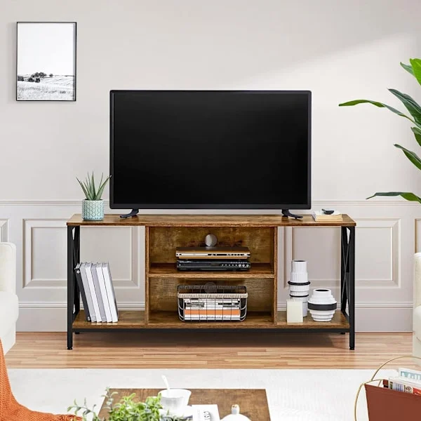 TV-bänk rustik 106 cm / TV-bord industriell stil / mediabänk me
