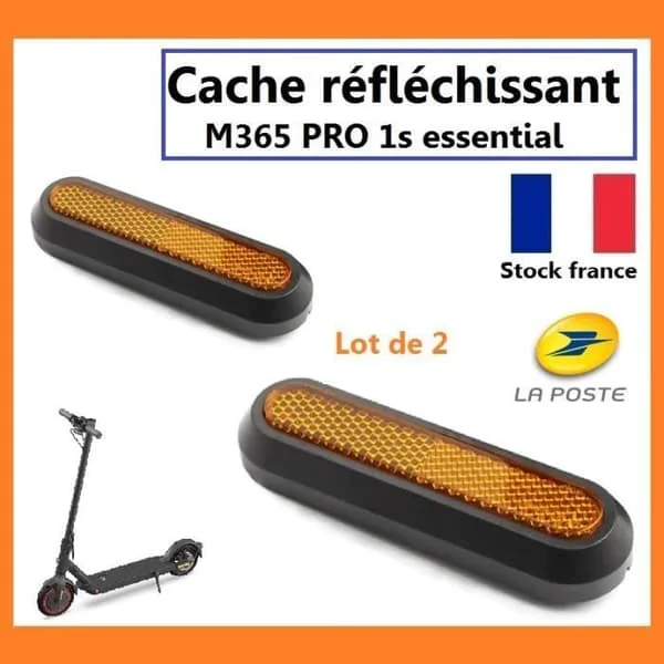 Reflekterande skydd för bakhjul på Xiaomi M365 Pro 1s elscooter, viktigt sidoskydd för Xiaomi-hjul, 2-pack