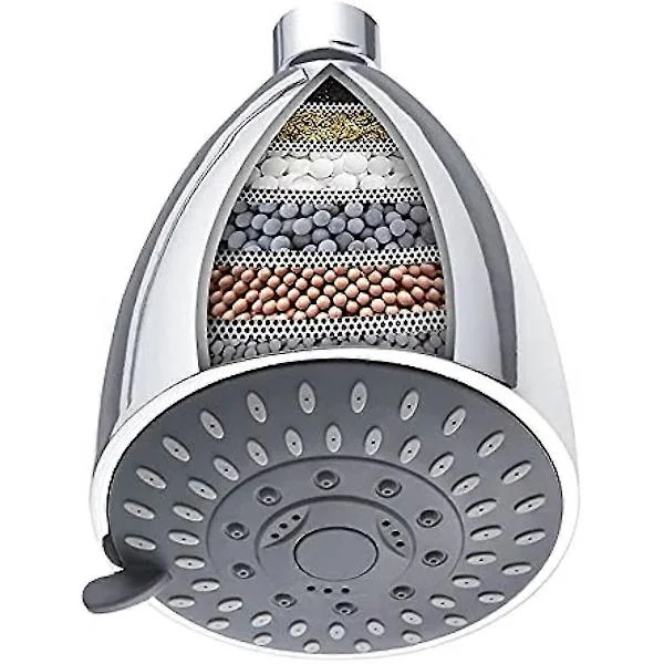 High Pressure Shower Head Filter 15 Water Softener Shower Head With Filter For Hard Water 5 Modes