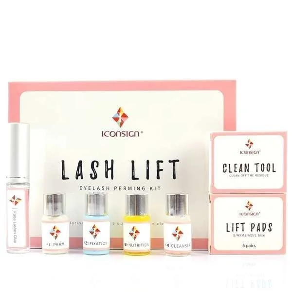 Lashlift kit - Ögonfranslyft kit - Lashlift - Iconsign Transparent