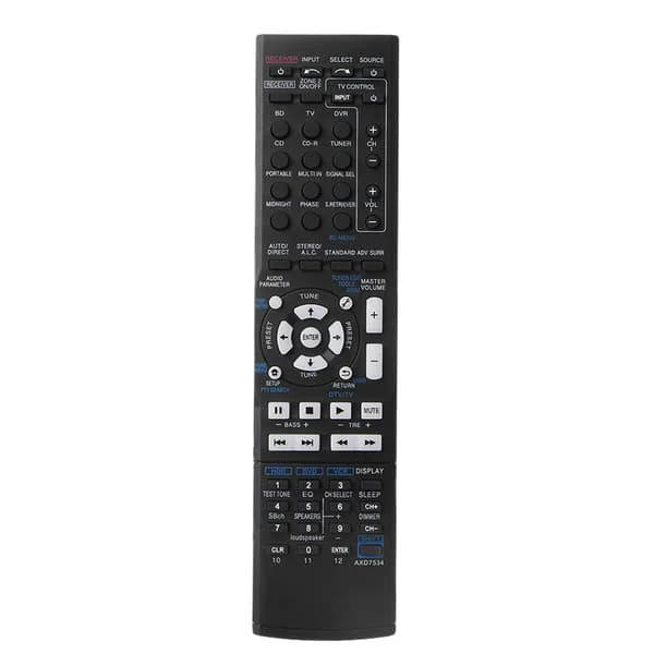 Fjärrkontroll för Pioneer AV-receiver AXD7623 VSX-819H-S VSX-819H Ersättningsfjärrkontroll Hemmabiotillbehör