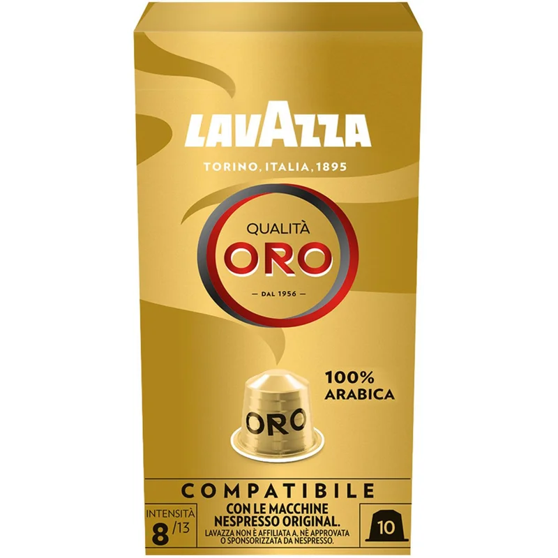Lavazza Qualità Oro kaffekapslar, 10 st | Matlagning > Skafferiet > Te- och Kaffekapslar > Kaffekapsler | Bagaren och Kocken