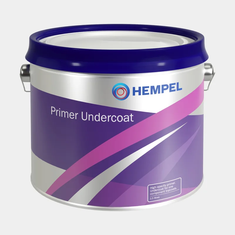 Grundmaling / primer til bådlak Hempel Primer Undercoat, 750 ml - White (10000) - Bådmaling
