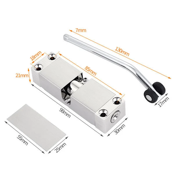Door Closer, Automatic Spring Closer, Adjustable Steel Door Closer