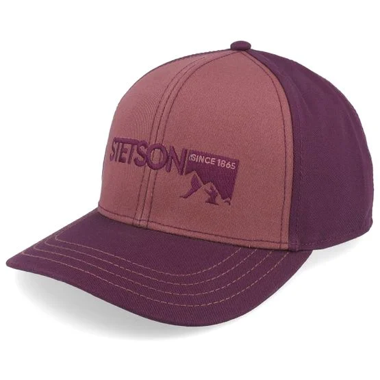 Stetson - Lilla adjustable Caps - Baseball Cap Outdoor Berry Red/Dark Berry Red Adjustable @ Hatstore