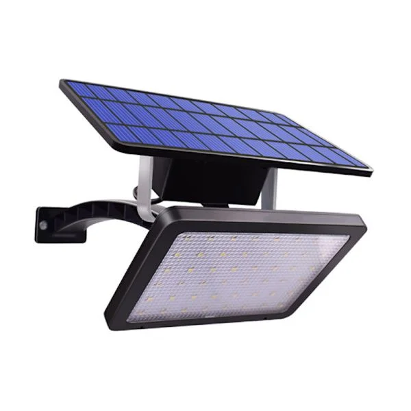 Solcellelampe Utendørs Lys Sterk Skumringslys 3,5W Utendørs Solcelledrevet Sikkerhetslys for Vegg Veranda Skur Låve Garasje (Hvitt Lys)_OF