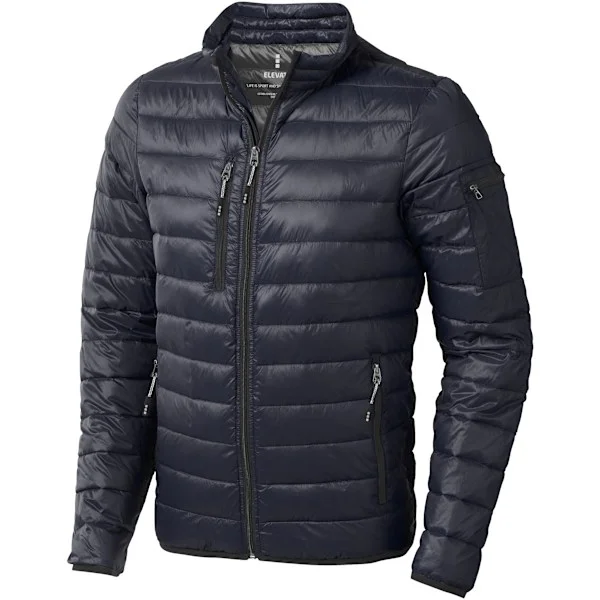 Elevate Mens Scotia Light Down Jacket XS Marinblå