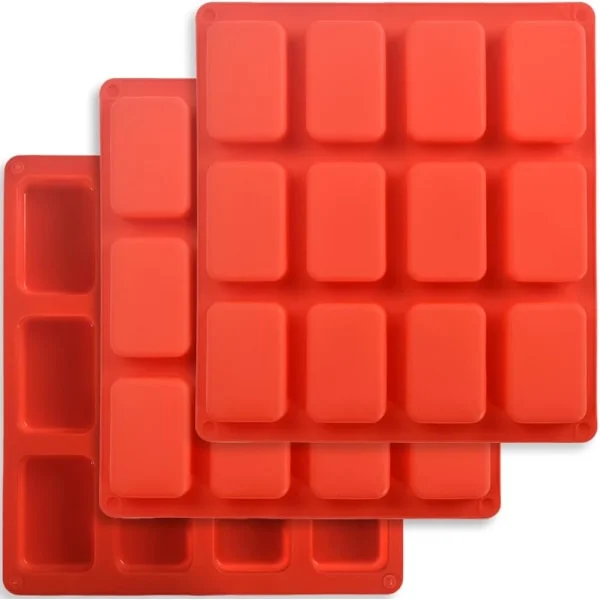 Mini-silikoninen leipävuoka, tarttumaton minileipävuoka, 12-reikäinen silikoninen leipävuoka minileipäpaloille, 3 pakkausta