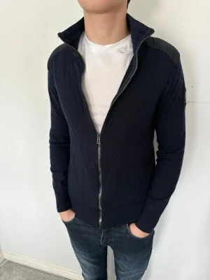 Mörkblå cardigan från Belstaff