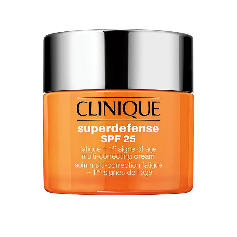 Clinique Superdefense SPF 25 Fatigue Multi-correcting Face Cream, Dry to Combination 50 ml, Hudpleje, Ansigtspleje, Natcreme