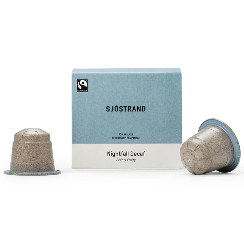 Sjöstrand coffee Nightfall Decaf kaffekapslar 10 pack | Matlagning > Skafferiet > Te- och Kaffekapslar > Kaffekapsler | Bagaren och Kocken