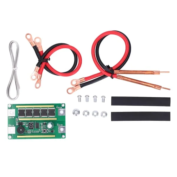 PCB Svetsmaskin DIY Punktsvets Kit Batterilagring Löd Kretskort Ren Metall Set