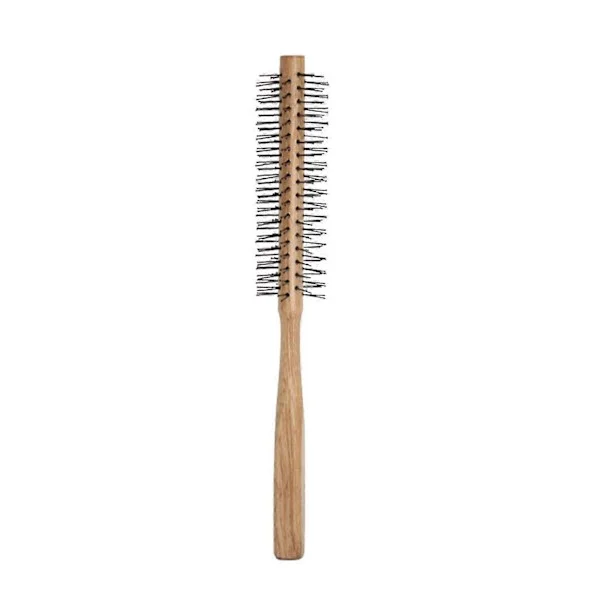 Beard Brush Round Bristles Suitable For Beard And Hair Bristles And Beard Styling Men's Styling Brush Elegant Wooden Beard Brush