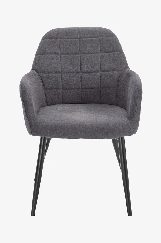 Loft24 - Spisestol med armlene MARA, 2-pk. - Grå - Armstoler - Fra Homeroom
