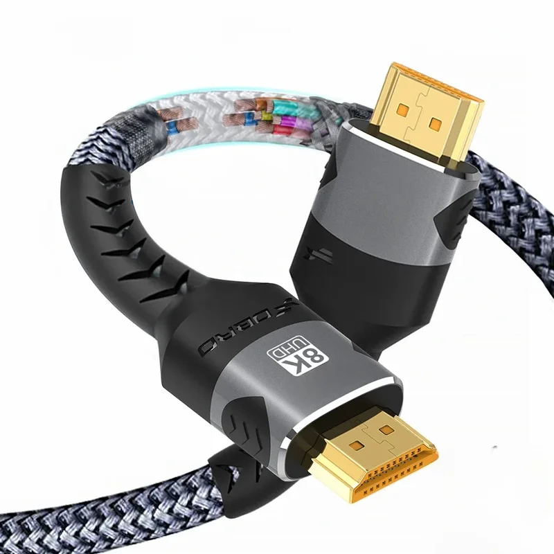AliExpress - 8K HDMI-kompatibles Kabel 4K@120Hz 8K@60Hz HDMI 2.1 Kabel 48Gbps Adapter für RTX 3080 eARC HDR Videokabel PC Laptop TV Box PS5