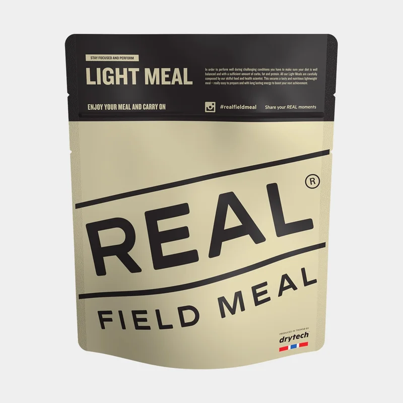 Frystorkad mat / campingmat Real Field Meal Light Granola med choklad / Granola med Sjokolade, glutenfri / vegetarisk, portionsförpackning, 490 g