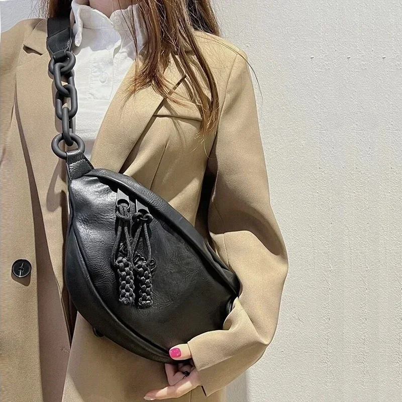 AliExpress - Sac de poitrine en cuir pour femmes, design de marque, sacs à bandoulière pour dames, nouveau sac de ceinture, sac de taille, sacs banane