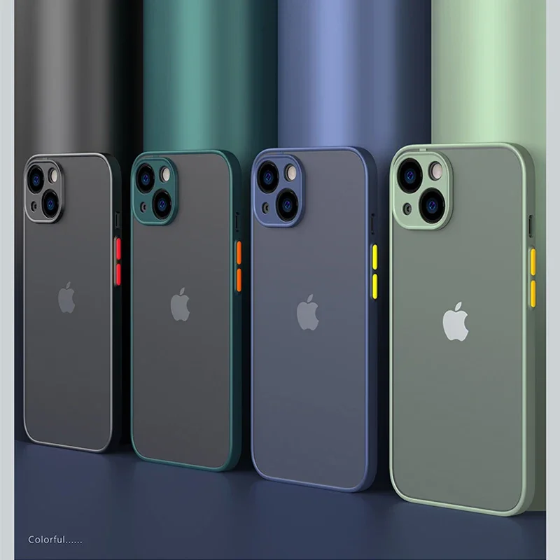 AliExpress - Neue Rüstung Stoßstange Stoßfest Telefon Fall Für iPhone 15 11 12 13 Mini 14 Pro XR X Xs max 7 8 Plus SE 2020 Silikon Hard Cover ';[p