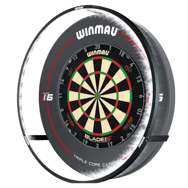 Winmau Plasma LED Dartboard Light - 360° Illumination for Bristle Dartboards