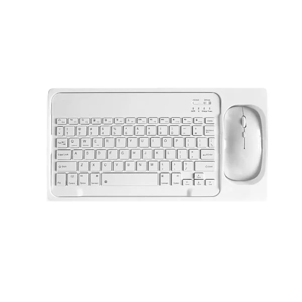 Trådløst Bluetooth tastatur og mus Combo - 10 tommer