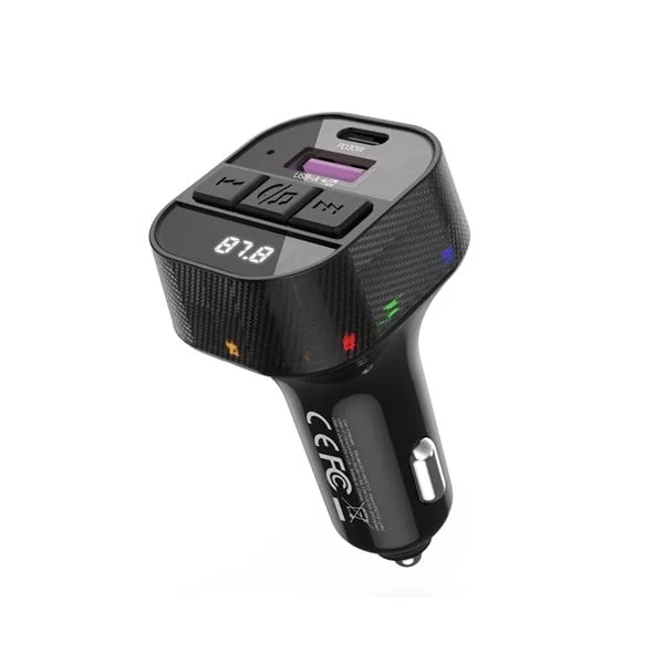 XO FM-sender med Bluetooth MP3 og USB-lading 30W