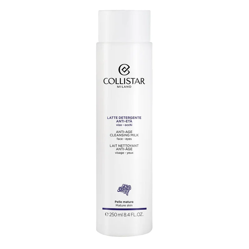 Collistar Detergenza Latte Detergente Anti-Età Viso-Occhi 250ml - Latte detergente viso
